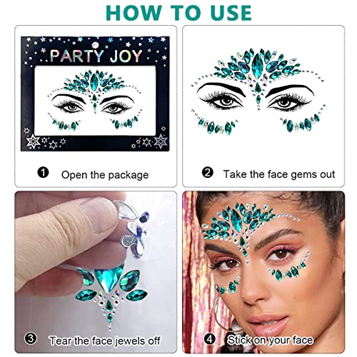 MAYCREATE Rhinestone Face Decoration Jewelry Sticker Peacock Princess Makeup Sticker for Makeup Artist Body Art Rhinestone Face Acrylic Gem Stones Temporary Stickers for Makeup, Festival, Perform MAYCREATE Rhinestone Face Decoration Jewelry Sticker Peacock Princess Makeup Sticker for Makeup Artist Body Art Rhinestone Face Acrylic Gem Stones Temporary Stickers for Makeup, Festival, Perform